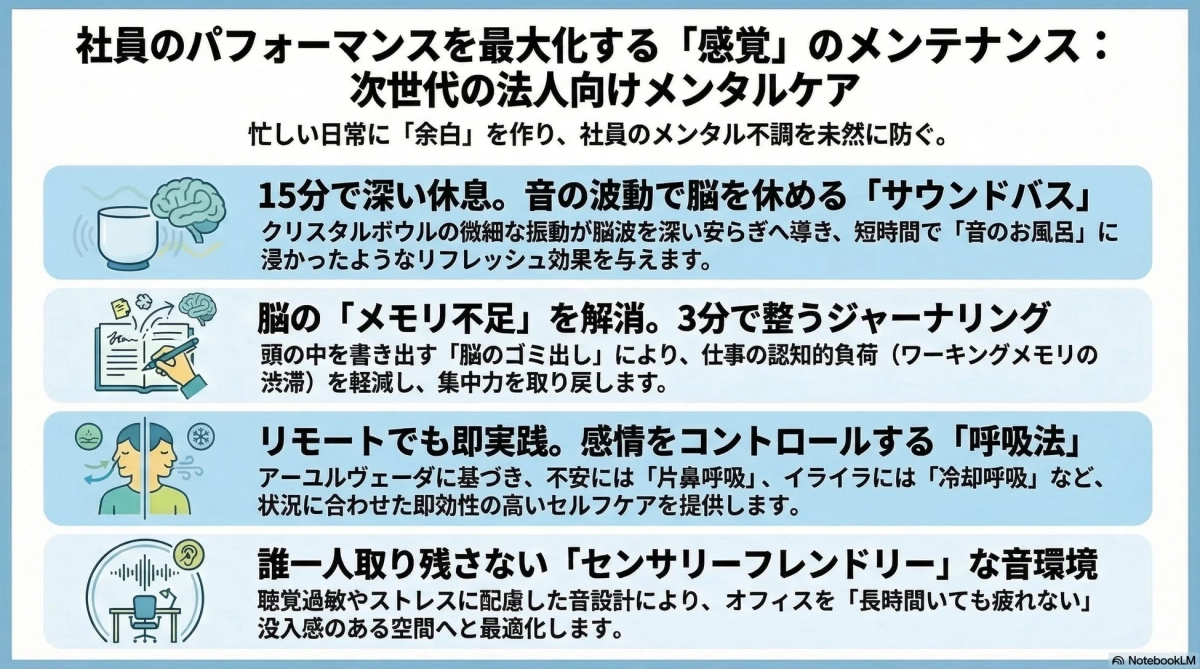 法人向けメンタルケアの図