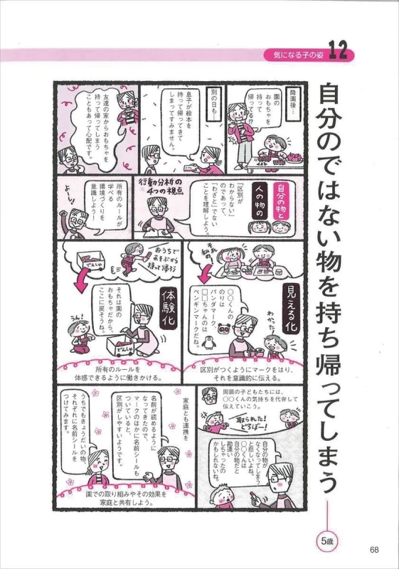 気になる子の姿12 自分のではない物を持ち帰ってしまう