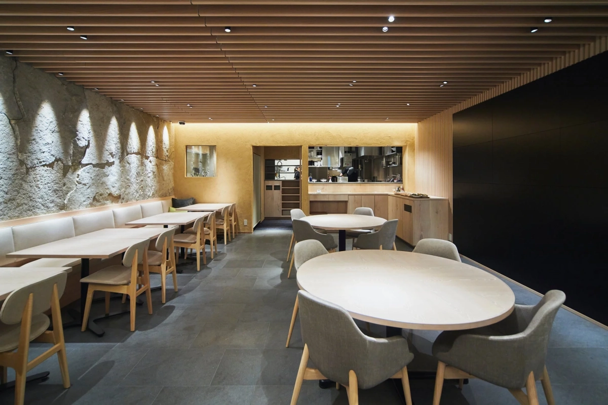 レストランの店内